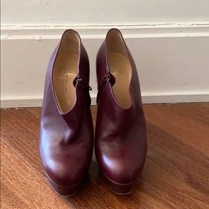 Christian louboutin platform heel booties